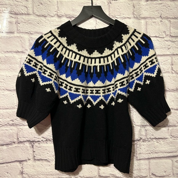 Polo Ralph Lauren Sweaters - Polo by Ralph Lauren Black and Blue Crew Neck Sweater